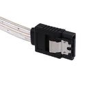 SATA III Cable 90 Degree 6Gbps Straight to Right HDD SSD Data Cable 60cm/2ft Blue