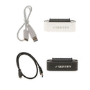 Hard Disk Drive SATA 7+15 Pin to USB 3.0 Adapter Cable for 2.5'' HDD Laptop - Black