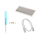 2.5'' USB 3.0 /NGFF M.2 2242 to Type-C SSD HDD Adapter Card Enclosure Silver