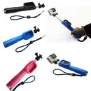 Extendable Selfie Stick Telescopic Handheld Monopod w/ WiFi Remote House For Gopro 5/5S/4/4S/3+/3 Pink
