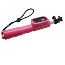 Extendable Selfie Stick Telescopic Handheld Monopod w/ WiFi Remote House For Gopro 5/5S/4/4S/3+/3 Pink