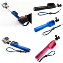 Extendable Selfie Stick Telescopic Handheld Monopod w/ WiFi Remote House For Gopro 5/5S/4/4S/3+/3 Pink
