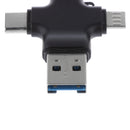 32GB USB Flash Drive U Disk w/ 4-type Ports For Mac iPhone Android Phone Computer