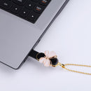 Necklace 32GB USB2.0 Flash Drive Memory Stick Storage Thumb Pen U Disk for Laptop