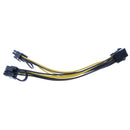 6 Pin Male to 2x PCIe 8Pin (6+2Pin) Male Graphics Video Card Cable Adapter