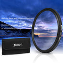 58mm Lens Filter Set UV+CPL+ ND2 +Yellow+ Red+Purple for Gopro Hero5 Balck
