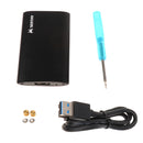 2.5'' USB 3.0 /NGFF M.2 2242 to Type-C SSD HDD Adapter Card Enclosure Black