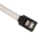 SATA III Cable 90 Degree 6Gbps Straight to Right HDD SSD Data Cable 60cm/2ft Silver