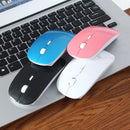 Wireless Bluetooth Computer Mouse Adjustable 1600DPI For Mac Windows Android White