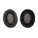 1 Pair Replacement Soft Ear Pads Ear Cushion for Sony MDR V6 / for JVC S500S Gaming Headphone Black Full Flannel
