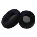 1 Pair Replacement Soft Ear Pads Ear Cushion for Sony MDR V6 / for JVC S500S Gaming Headphone Black Full Flannel