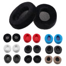 1 Pair Replacement Soft Ear Pads Ear Cushion for Sony MDR V6 / for JVC S500S Gaming Headphone Black Full Flannel