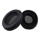 1 Pair Replacement Soft Ear Pads Ear Cushion for Sony MDR V6 / for JVC S500S Gaming Headphone Black Full Flannel