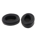 1Pair Replacement Ear Pad Cushion Ear Cover for Koss DJ100 Brainwavz HM5 Headset Earphone Black PU Leather