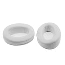 2 Pieces Replacement Supra-aural Ear Pads Cushions for Sony MDR V6 Shure SRH 440 Headphone White PU Leather