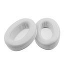 2 Pieces Replacement Supra-aural Ear Pads Cushions for Sony MDR V6 Shure SRH 440 Headphone White PU Leather