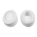 2 Pieces Replacement Supra-aural Ear Pads Cushions for Sony MDR V6 Shure SRH 440 Headphone White PU Leather