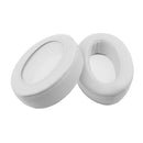 2 Pieces Replacement Supra-aural Ear Pads Cushions for Sony MDR V6 Shure SRH 440 Headphone White PU Leather