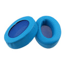 2 Pieces Replacement Supra-aural Ear Pads Cushions for Sony MDR V6 Shure SRH 440 Headphone Blue PU Leather