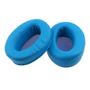 2 Pieces Replacement Supra-aural Ear Pads Cushions for Sony MDR V6 Shure SRH 440 Headphone Blue PU Leather