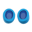 2 Pieces Replacement Supra-aural Ear Pads Cushions for Sony MDR V6 Shure SRH 440 Headphone Blue PU Leather
