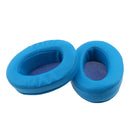 2 Pieces Replacement Supra-aural Ear Pads Cushions for Sony MDR V6 Shure SRH 440 Headphone Blue PU Leather