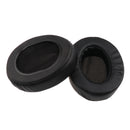 1 Pair Replacement Soft Ear Pads Ear Cushion for Sony MDR V6 / for JVC S500S Gaming Headphone Black Full PU Leather