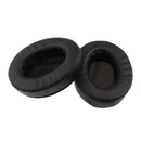 1 Pair Replacement Soft Ear Pads Ear Cushion for Sony MDR V6 / for JVC S500S Gaming Headphone Black Full PU Leather