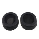 1 Pair Replacement Soft Ear Pads Ear Cushion for Sony MDR V6 / for JVC S500S Gaming Headphone Black Linen