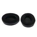 1 Pair Replacement Soft Ear Pads Ear Cushion for Sony MDR V6 / for JVC S500S Gaming Headphone Black Half Flannel