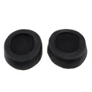 1 Pair Replacement Soft Ear Pads Ear Cushion for Sony MDR V6 / for JVC S500S Gaming Headphone Black Half Flannel