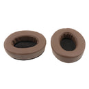 1 Pair Replacement Soft Ear Pads Ear Cushion for Sony MDR V6 / for JVC S500S Gaming Headphone Brown Full PU Leather
