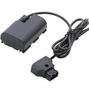 D-Tap To LP-E6 Fully Decoded Dummy Battery Adapter Power Cable For Canon 5D II/III/IV 5D2 6D, 6DII