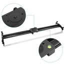 100cm Aluminum Camera Track Dolly Slider Rail System for Stabilizing Photograph Movie Film Video Making DSLR Camera