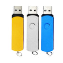 Plug and Play USB Keychain Flash Memory Stick Pen Drive Storage Thumb U Disk for Laptop Gold 64G
