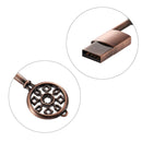 Metal USB Flash Pen Thumb Drive Memory Stick Vintage for Laptop Rose Gold 64GB