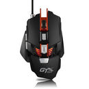 AJ-GTX Wired Gaming Mouse Programable Game Mice USB for Laptop Mechanical Black
