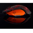 Backlit Gaming Mouse 4000DPI 9Button Ergonomic Wired Programmable Mice Black