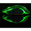 Backlit Gaming Mouse 4000DPI 9Button Ergonomic Wired Programmable Mice Black