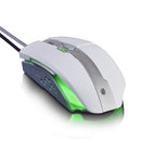 Esports Gaming Ergonomic LED Mouse Wired USB Optical Side Key mice for FPS
