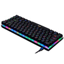 RGB Mechanical Gaming Keyboard Wired Blue Switch Keyboard for PC Laptop