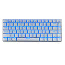 Dust Proof Gaming Mechanical Wired Backlight Gaming Keyboard 82-Keys Anti-fade Keycaps for Computer & Gamer White