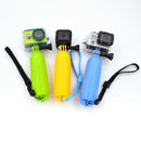 Waterproof Wrist Strap Hand Grip Floater &Screw &Lanyard for GoPro Purple