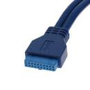 USB 3.0 Front Panel 3.5inch 2-Port Hub To 20pin Connector Floppy Drive Bay