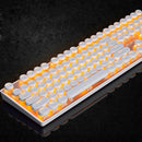 Ajazz AK33i Backlight USB Wired Mechanical Keyboard Ergonomic Gaming White