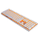 Ajazz AK33i Backlight USB Wired Mechanical Keyboard Ergonomic Gaming White