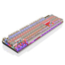 AJAZZ-AK52 USB Wired Mechanical Gaming Keyboard Ergonomic RGB104 Keys White