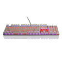 AJAZZ-AK52 USB Wired Mechanical Gaming Keyboard Ergonomic RGB104 Keys White