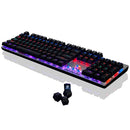 AJAZZ-AK52 Mechanical Keyboard with RGB Backlight Black Switch 104 Standard