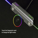 Gaming Hard Mouse Pad Colorful 9 Lighting Modes Touch Control For Games